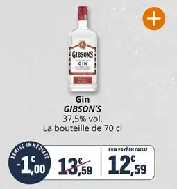Coccimarket Gin gibson's offre