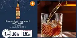 Coccimarket Rhum agricole royal ambré saint james offre