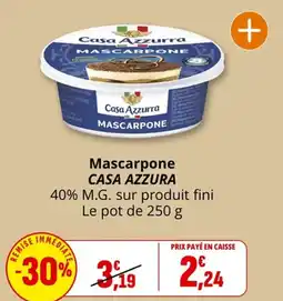 Coccimarket Mascarpone casa azzura offre