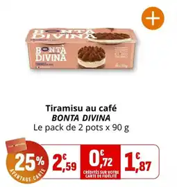 Coccimarket Tiramisu au café offre