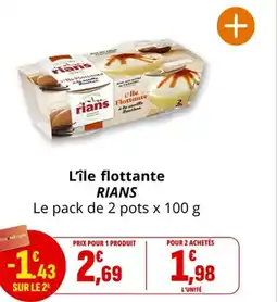 Coccimarket L'île flottante rians offre