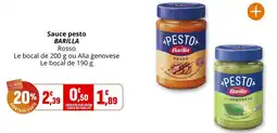 Coccimarket Sauce pesto barilla offre