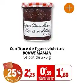 Coccimarket Confiture de figues violettes bonne maman offre