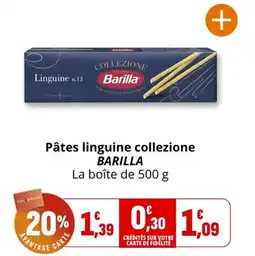 Coccimarket Pâtes linguine collezione barilla offre