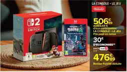 Carrefour Nintendo Switch + Pokémon Jeu offre
