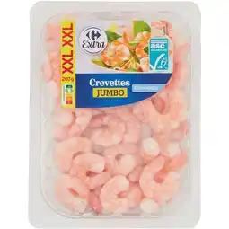 Carrefour Carrefour extra crevettes jumbo asc xxl xxl offre