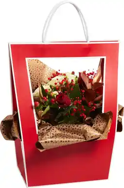 Carrefour Carrefour bouquet vase sac cadeau offre