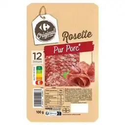 Carrefour Carrefour original rosette en tranches offre