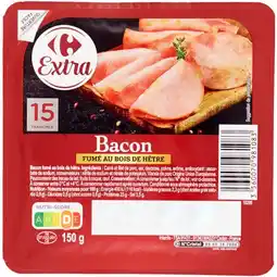 Carrefour Carrefour extra bacon offre