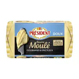 Carrefour President beurre moulé offre