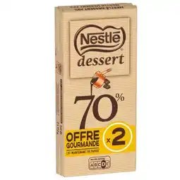 Carrefour Nestlé dessert tablettes de chocolat offre gourmande offre