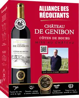 Carrefour Château de genibon - cuvée prestige a.o.p. côtes de bourg offre