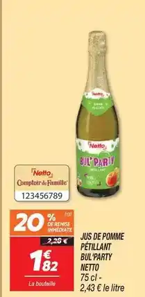 Netto Netto - jus de pomme offre