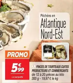 Netto Promo - pinces de tourteaux cuites producteurs et commerçants offre