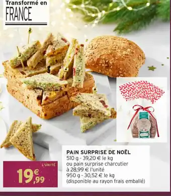 Pain surprise de noël