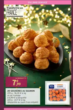 Intermarché Hyper 20 gougères au saumon offre