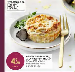 Intermarché Hyper Gratin dauphinois à la truffe offre