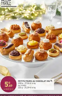 Intermarché Hyper Petits fours au chocolat x16 offre