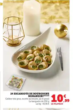 Bi1 24 escargots de bourgogne romanzini offre