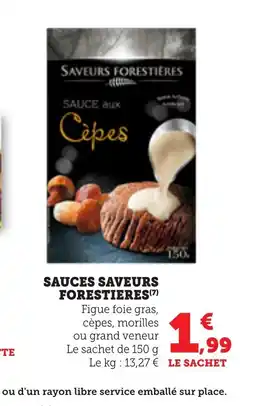 Bi1 SAVEURS FORESTIERES Sauces offre