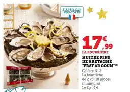 Bi1 Huitre fine de bretagne prat ar coum offre