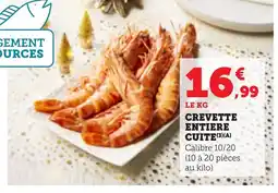 Bi1 Crevette entiere cuite offre