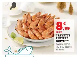 Bi1 Crevette entiere cuite offre