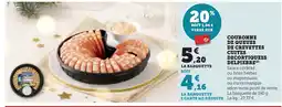 Bi1 DELPIERRE Couronne de queues de crevettes cuites decortiquees offre