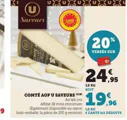 Bi1 Comté aop u saveurs offre