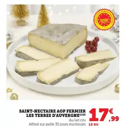 Bi1 Saint-nectaire aop fermier les terres d'auvergne offre