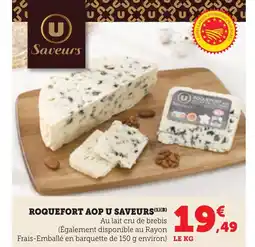 Bi1 Roquefort aop u saveurs offre