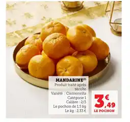 Bi1 Mandarine offre