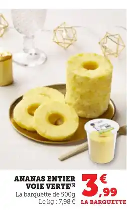 Bi1 Ananas entier voie verte offre
