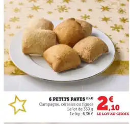 Bi1 6 petits paves offre