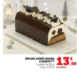 Bi1 Bûche forêt noire 6 parts offre