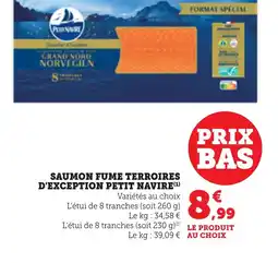 Bi1 PETIT NAVIRE Saumon fume terroires d'exception offre