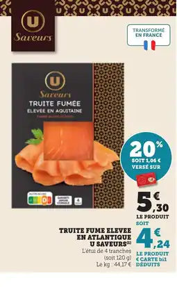 Bi1 Truite fume elevee en atlantique u saveurs offre