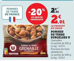 Bi1 Pommes de terre surgeles u offre