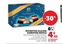 Bi1 Buchettes glacees signature nestle offre