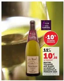 Bi1 Macon- villages aop blanc le mont la rochette jc perraud 2024 offre