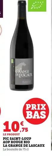 Bi1 LA GRANGE DE LASCAUX Pic saint-loup aop rouge bio offre