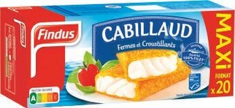 U Express BÂTONNETS DE CABILLAUD PANÉS SURGELÉS offre