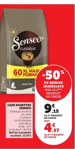 Bi1 SENSEO Cafe dosettes offre
