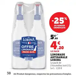 Bi1 LORINA Limanade artisanale offre
