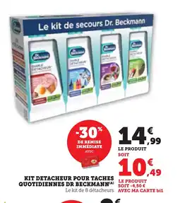 Bi1 DR BECKMANN Kit detacheur pour taches quotidiennes offre