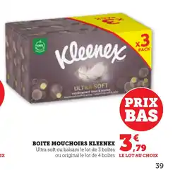 Bi1 KLEENEX Boite mouchoirs offre