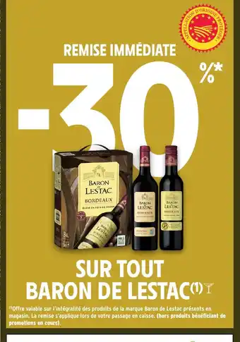 BARON DE LESTAC Sur tout