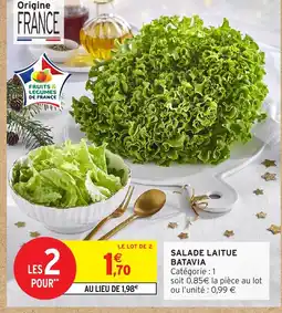 Intermarché Hyper Salade laitue batavia offre