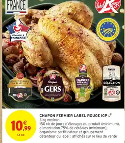Intermarché Hyper Chapon fermier label rouge igp offre