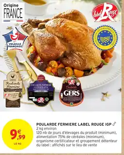 Intermarché Hyper Poularde fermiere label rouge igp offre